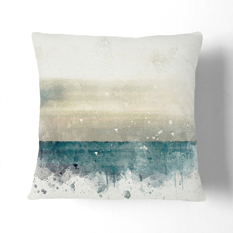 Square Cushion, 40cm H x 40cm W x 15cm D, Stone