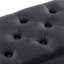 Faux Leather Upholstered Bench with Metal Legs-275778532