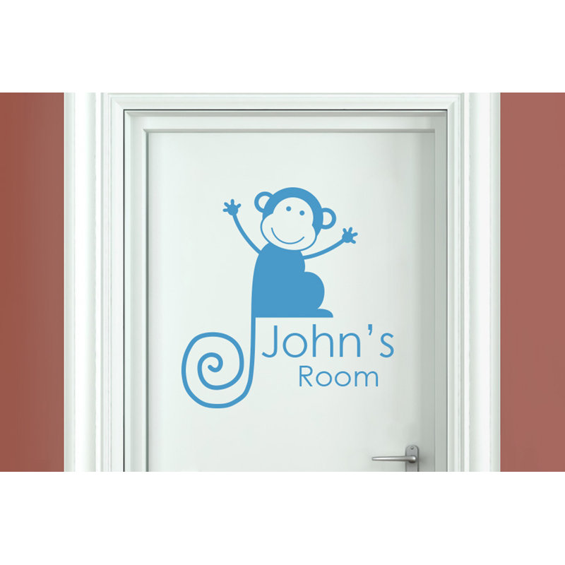 Animals Wall Decal, Blue