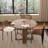 Extendable Dining Table For 4-6 People, Round Dining Table-865782317