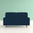 Isata 57.9" Square Arm  Loveseat-592503281