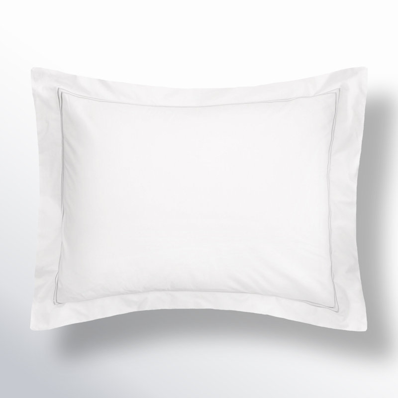 Coltrane 2 Piece 100% Cotton Envelope Sham Set, Silver Sage