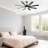 66 Inch Low Profile Ceiling Fan With Dimmable Lights And Smart Remote Control 6 Speed Reversible Noiseless Dc Motor For Indoor-16533202-16533203