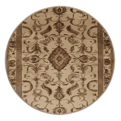 Tapis brun lavable à la machine