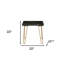 Table de bout en faux marbre noir Maggie-735999720