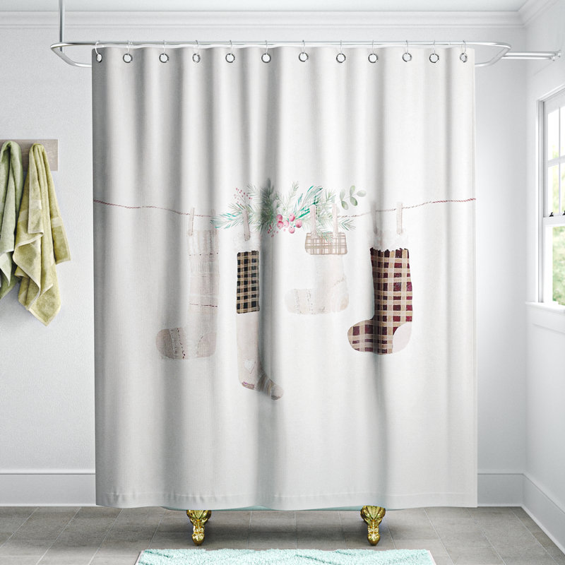 Rideau de douche simple Livingon