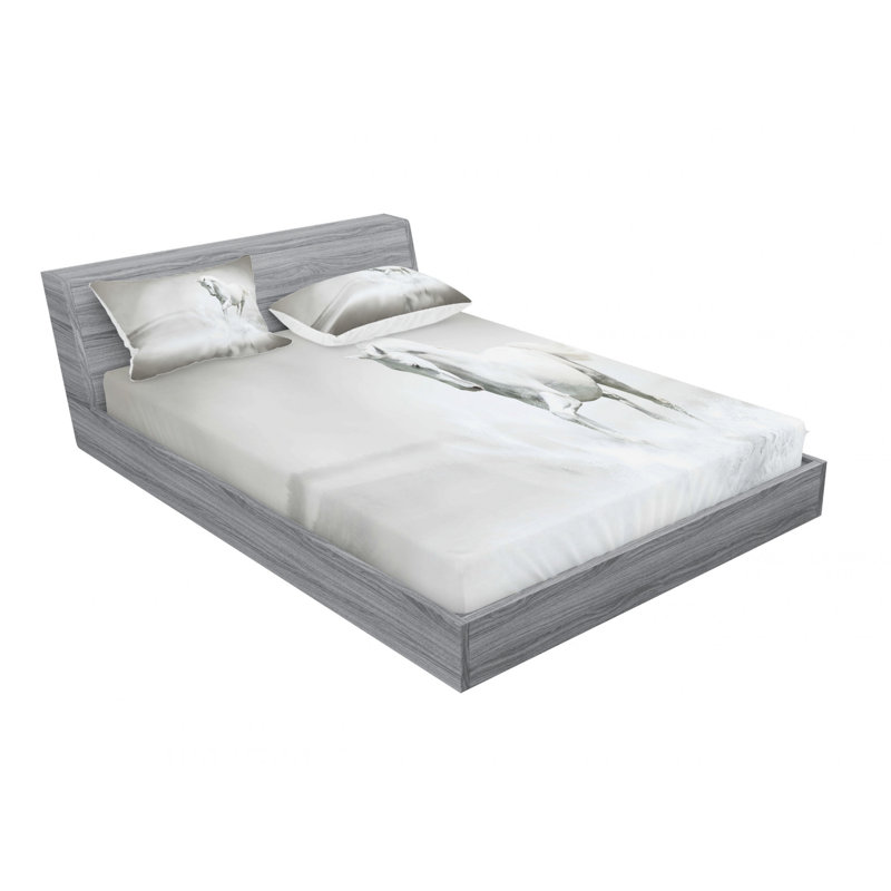 Microfiber Sheet Set, Queen Sheet Set with Fitted Sheet