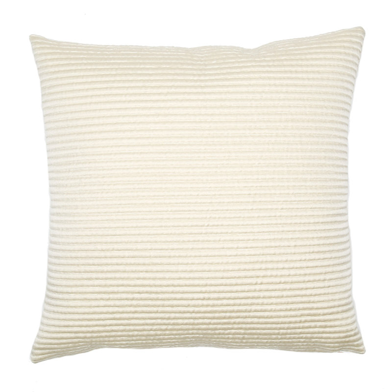 Cavendish Square Pillow Cover & Insert, Alabaster