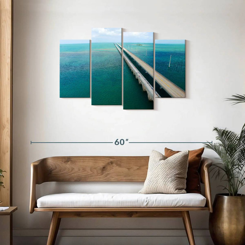 Seven Mile Bridge Florida, H 27 po x l 43 po