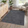 Modern Rainbow Striped Machine Washable Rug Stain Resistant Easy Cleaning Indoor Carpet With Non-Slip Backing Low Pile Floor Cover Non Shedding Folding Rug