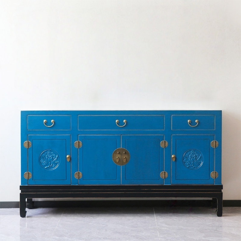 Meuble télé Minimalist Creative, Bleu