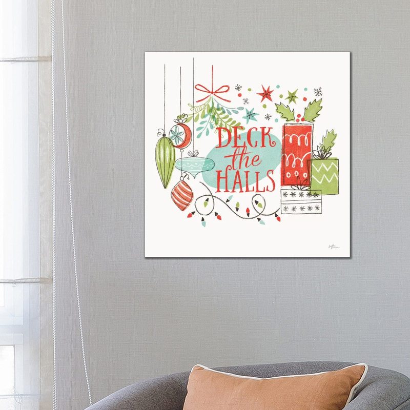 Retro Christmas III by Janelle Penner - Wrapped Canvas Print, 66.04 cm H x 66.04 cm W x 1.91 cm D