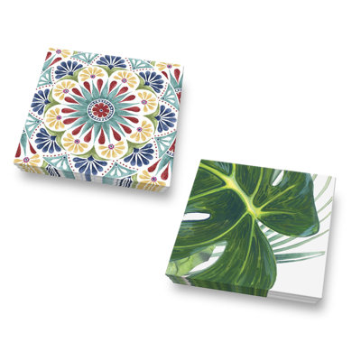Paper Floral Square Napkin
