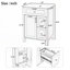 Meuble-lavabo de rangement avec lavabo en céramique-698099060