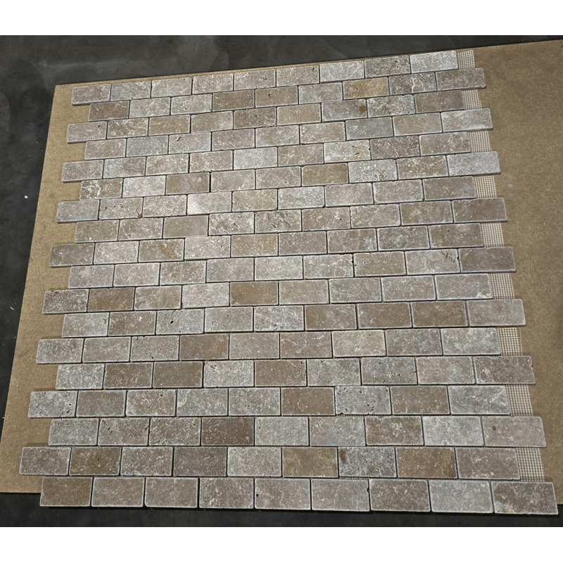 2x4 BRICK PATTERN MOSAIC, Brown