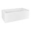 Baignoire d'angle en alcôve rectangulaire rectangulaire en acrylique 60 pouces Kingston Eden-88708063