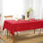 Solid Spillproof Decorative Red Tablecloths-136163879-136163872