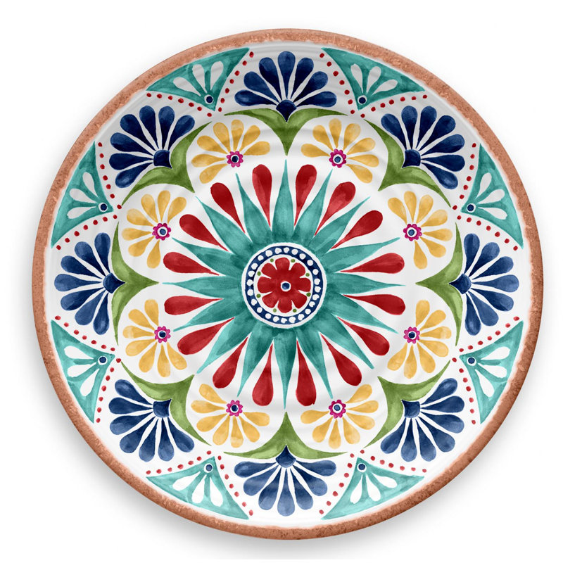 Eddie Medallion 27cm Melamine Dinner Plate