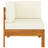 vidaXL 8 Piece Garden Lounge Set with Cushions 39.4" x 23.6" Acacia Wood-1454573674