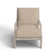 Chaise longue d'extérieur en teck Haley
