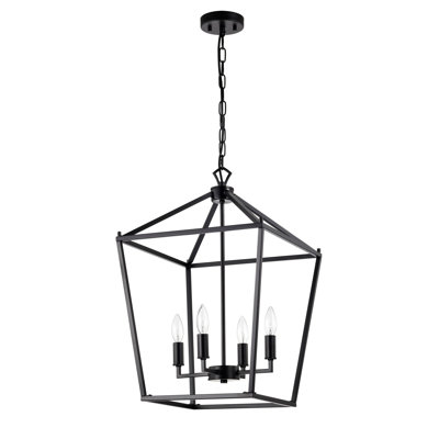 Svetlan 4 - Light Lantern Square / Rectangle Chandelier