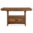 Radimir Extendable Pine Solid Wood Base Dining Table-124199502