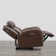 Genuine Leather Zero Wall Power Recliner with Adjustable Headrest