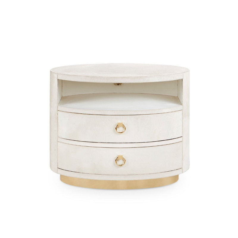 Julius End Table, White