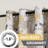 100% Blackout Curtains 2 Panels Set Hummingbird Floral Printed Drapes for Bedroom with -1994211028-1994211027