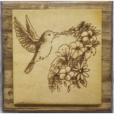 Wall Plaque of Bird on Branch