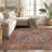 Marin Multi Bohemian Medallion Rug – Machine Washable, Flat Pile With Non-Slip Backing-123132875-123412138