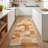 Runner Rug, Soft Modern Abstract Washable 2x6 Rugs for Hallways Kitchen Bedroom Entryway Non Slip Carpet Long Indoor Rug Runners, Orange/Pink, 2'x6'-2039928970-2039928991