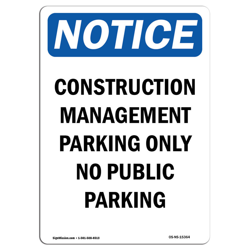 Enseigne de gestion de la construction