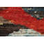 Tapis oriental marocain abstrait en laine 4 x 7