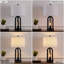 Lampe de table USB 22,75 po noire avec ampoules DEL