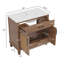 Meuble-lavabo en rotin 36 po avec lavabo en céramique-147721300