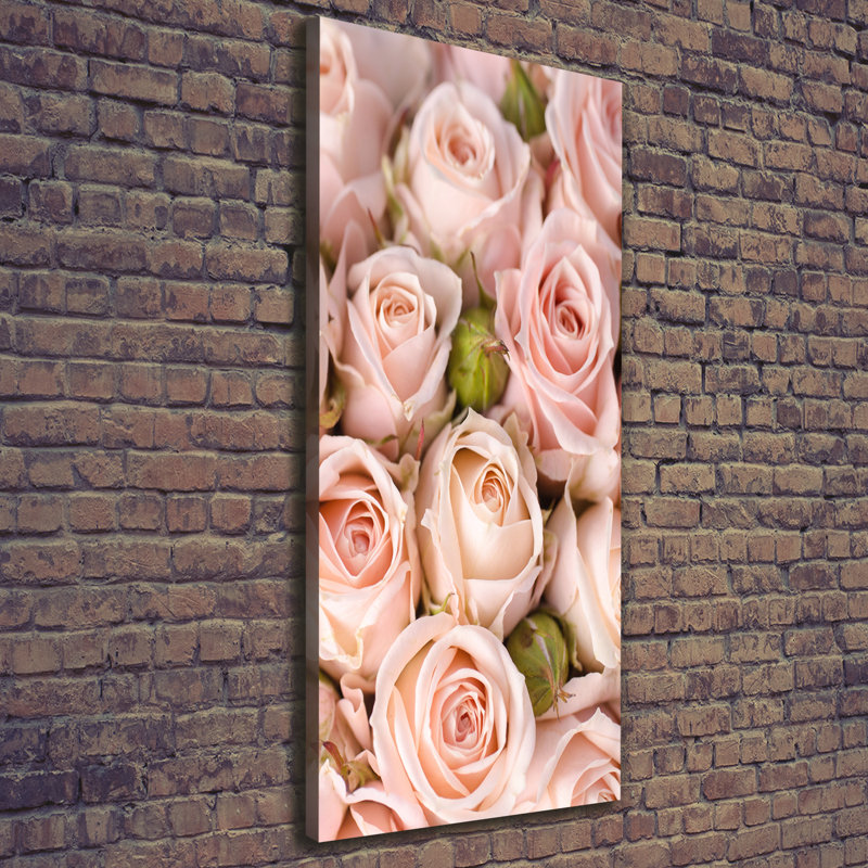 Bouquet Of Roses - Wrapped Canvas Print