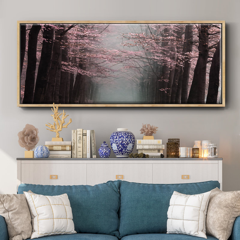 Listen- Framed Canvas, 12" H x 30" W