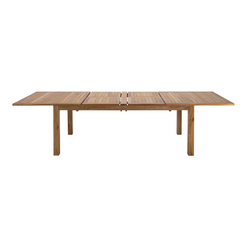 Monterey Outdoor 11 - Piece Teak Dining Set with Cushions, Navy