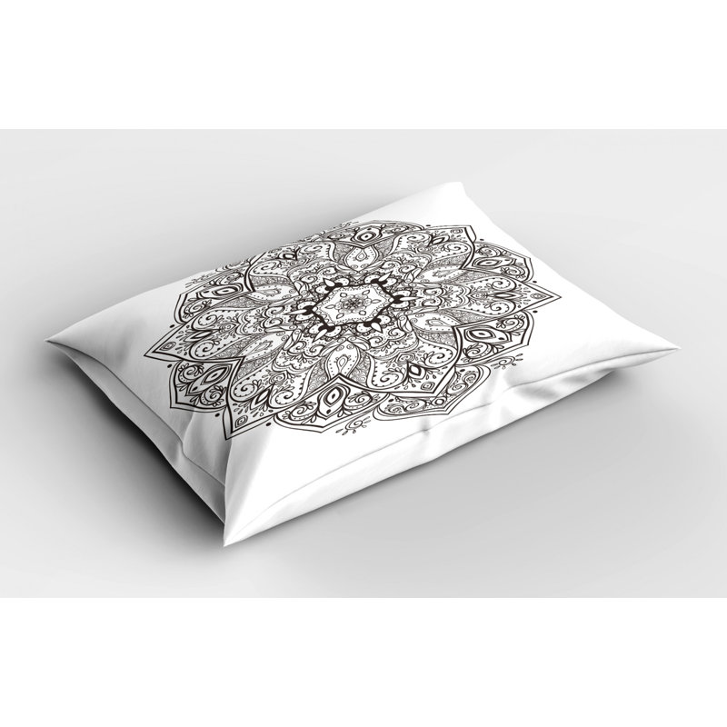 Manly Polyester Floral Sham Set, Twin
