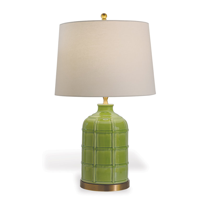 Bamboo Garden Table Lamp, Green/Gold