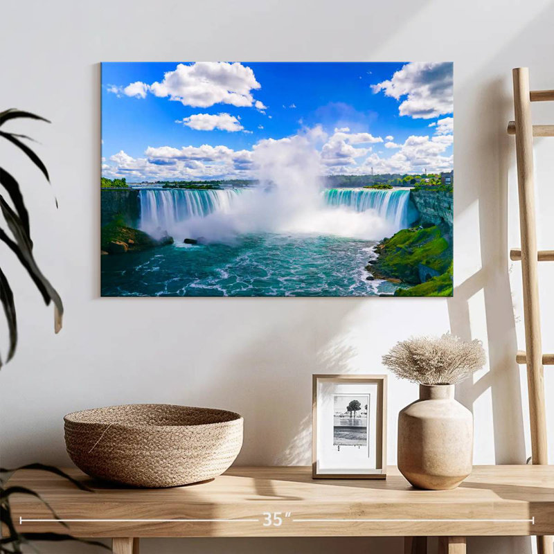 Chutes du Niagara pittoresques, H 16 po x l 24 po