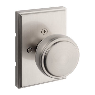 Sora Bed/Bath Knob w/ Rectangular Rose 