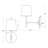 Mia Steel Armed Sconce