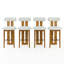 Ensemble de 4 tabourets de bar Walden Renee-130482795