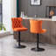 Ensemble de 2 tabourets de bar pivotants réglables en hauteur-1322762560