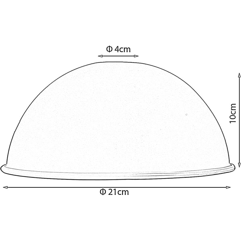 10 cm H Dome Lamp Shade