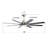 66 Inch Large Ceiling Fan With Dimmable Led Light 8 ABS Blades Smart Remote Control Reversible DC Motor For Living Room-707447841-707447847