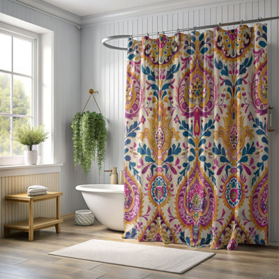 Bohemian Art - Rideau de douche Premium