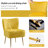 Accent Side Chair With Gold Legs-558270920